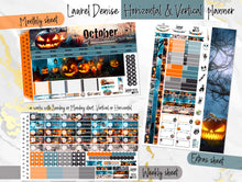 Load image into Gallery viewer, October Fright Night Halloween -for Laurel Denise Planner stickers - Portrait, Mini, Vertical, Horizontal &amp; Project