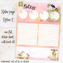 Load image into Gallery viewer, April Country Spring Notes monthly sticker -25/26 Erin Condren Vertical Horizontal 7"x9", Happy Planner Classic, Mini &amp; Big