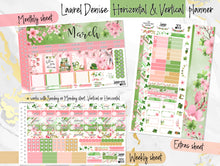 Load image into Gallery viewer, March Spring Dreaming -for Laurel Denise Planner stickers - Portrait, Mini, Vertical, Horizontal &amp; Project