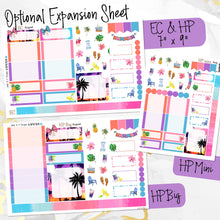 Load image into Gallery viewer, August Sunset in Paradise monthly - Erin Condren Vertical Horizontal 7&quot;x9&quot;, Happy Planner Classic, Mini &amp; Big