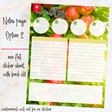 Load image into Gallery viewer, New Release September Apples Notes monthly sticker -25/26 Erin Condren Vertical Horizontal 7"x9", Happy Planner Classic, Mini &amp; Big