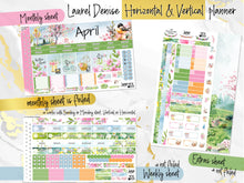 Load image into Gallery viewer, April Spring Fever FOIL -for Laurel Denise Planner stickers - Portrait, Mini, Vertical, Horizontal &amp; Project