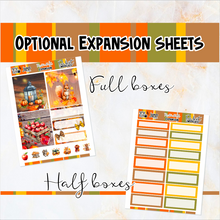 Load image into Gallery viewer, Rustic Fall - POCKET Mini Weekly Kit Planner stickers