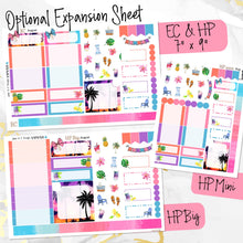 Load image into Gallery viewer, New Release August Sunset in Paradise monthly - Erin Condren Vertical Horizontal 7"x9", Happy Planner Classic, Mini &amp; Big