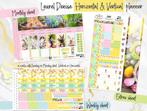 April Easter Days -for Laurel Denise Planner stickers - Portrait, Mini, Vertical, Horizontal & Project