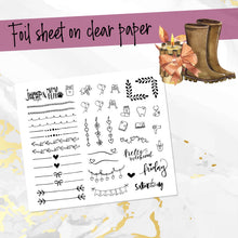 Load image into Gallery viewer, November Spice FOILED monthly - Erin Condren Vertical Horizontal 7&quot;x9&quot;