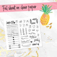 Load image into Gallery viewer, June Hello Summer FOILED monthly - Erin Condren Vertical Horizontal 7&quot;x9&quot;, Happy Planner Classic