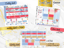 Load image into Gallery viewer, New Release August Hamptons FOIL -for Laurel Denise Planner stickers -Scout/Portrait, Anne/Vertical, Nancy/Horizontal, Small/Mini