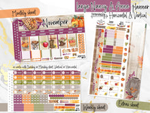 Load image into Gallery viewer, November Spice for Laurel Denise Planner stickers - Scout/Portrait, Anne/Vertical, Nancy/Horizontal, Rose/Project &amp; Mini