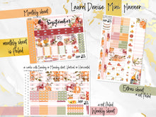 Load image into Gallery viewer, September Harvest Blush FOIL -for Laurel Denise Planner stickers - Portrait, Mini, Vertical, Horizontal &amp; Project