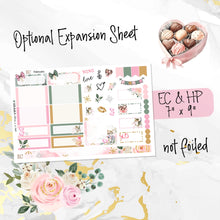 Load image into Gallery viewer, February Warm Hearts FOILED monthly - Erin Condren Vertical Horizontal 7"x9"