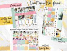 Load image into Gallery viewer, August Summer Dreams FOIL -for Laurel Denise Planner stickers - Portrait, Mini, Vertical, Horizontal &amp; Project