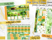 Load image into Gallery viewer, New Release March Lucky Charm FOIL -for Laurel Denise Planner stickers -Scout/Portrait, Anne/Vertical, Nancy/Horizontal, Small/Mini