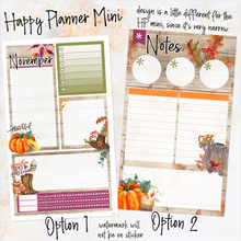 Load image into Gallery viewer, November Spice Notes monthly sticker - Erin Condren Vertical Horizontal 7&quot;x9&quot;, Happy Planner Classic, Mini &amp; Big