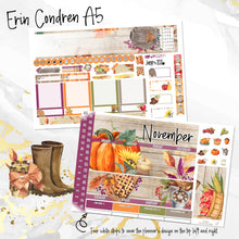 Load image into Gallery viewer, November Spice monthly - Erin Condren Vertical Horizontal 7&quot;x9&quot;, Happy Planner Classic, Mini &amp; Big
