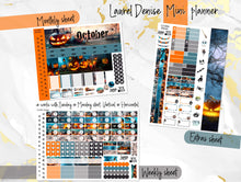 Load image into Gallery viewer, October Fright Night Halloween -for Laurel Denise Planner stickers - Portrait, Mini, Vertical, Horizontal &amp; Project