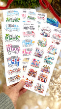 Load image into Gallery viewer, New Release Hello Months of the Year planner calendar stickers            (S-118-6)