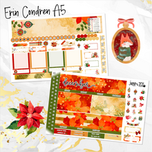 Load image into Gallery viewer, New Release December Poinsettia Glow '26 monthly - Erin Condren Vertical Horizontal 7"x9", Happy Planner Classic, Mini &amp; Big