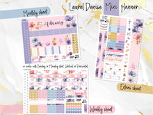 Load image into Gallery viewer, February Floral Romance -for Laurel Denise Planner stickers - Portrait, Mini, Vertical, Horizontal &amp; Project