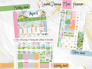 April Spring Fever -for Laurel Denise Planner stickers - Portrait, Mini, Vertical, Horizontal & Project