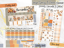 Load image into Gallery viewer, New Release November Thankful Hearts -for Laurel Denise Planner stickers -Scout/Portrait, Anne/Vertical, Nancy/Horizontal, Rose/Project &amp; Mini