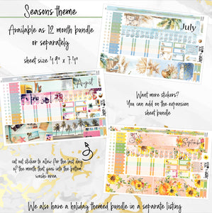 HOBONICHI WEEKS SEASONS Monthly Bundle 2026 - 12 monthly kits