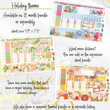 Load image into Gallery viewer, HOBONICHI WEEKS HOLIDAY Monthly Bundle 2025 - 12 monthly kits