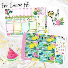 Load image into Gallery viewer, June Citrus Summer monthly - Erin Condren Vertical Horizontal 7"x9", Happy Planner Classic, Mini &amp; Big