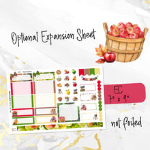 Load image into Gallery viewer, New Release September Apples FOILED monthly - Erin Condren Vertical Horizontal 7"x9"