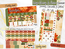 Load image into Gallery viewer, New Release December Poinsettia Glow -for Laurel Denise Planner stickers -Scout/Portrait, Anne/Vertical, Nancy/Horizontal, Rose/Project, Luna &amp; Mini