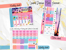 Load image into Gallery viewer, August Sunset in Paradise -for Laurel Denise Planner stickers - Portrait, Mini, Vertical, Horizontal &amp; Project