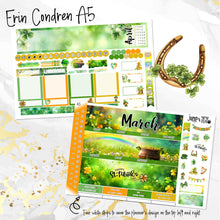 Load image into Gallery viewer, New Release March Lucky Charm monthly - Erin Condren Vertical Horizontal 7"x9", Happy Planner Classic, Mini &amp; Big
