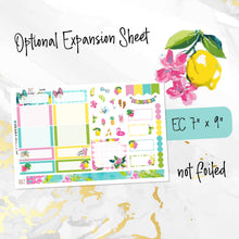 Load image into Gallery viewer, June Citrus Summer FOILED monthly - Erin Condren Vertical Horizontal 7"x9"