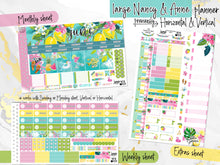 Load image into Gallery viewer, June Citrus Summer -for Laurel Denise Planner stickers -Scout/Portrait, Anne/Vertical, Nancy/Horizontal, Rose/Project &amp; Mini