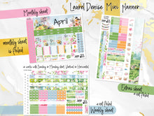 Load image into Gallery viewer, April Spring Fever FOIL -for Laurel Denise Planner stickers - Portrait, Mini, Vertical, Horizontal &amp; Project