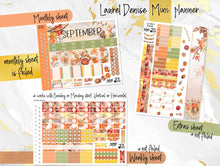 Load image into Gallery viewer, Sweet September FOIL -for Laurel Denise Planner stickers - Portrait, Mini, Vertical, Horizontal &amp; Project