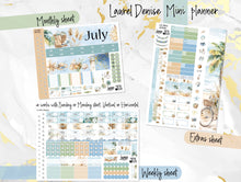 Load image into Gallery viewer, July Beach Days-for Laurel Denise Planner stickers - Portrait, Mini, Vertical, Horizontal &amp; Project