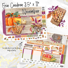 Load image into Gallery viewer, November Spice monthly - Erin Condren Vertical Horizontal 7&quot;x9&quot;, Happy Planner Classic, Mini &amp; Big
