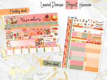 Load image into Gallery viewer, November Thanksgiving Bliss -for Laurel Denise Planner stickers - Portrait, Mini, Vertical, Horizontal &amp; Project