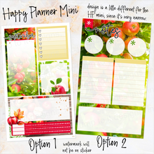 Load image into Gallery viewer, New Release September Apples Notes monthly sticker -25/26 Erin Condren Vertical Horizontal 7"x9", Happy Planner Classic, Mini &amp; Big