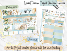 Load image into Gallery viewer, July Beach Days-for Laurel Denise Planner stickers - Portrait, Mini, Vertical, Horizontal &amp; Project