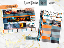 Load image into Gallery viewer, October Fright Night Halloween -for Laurel Denise Planner stickers - Portrait, Mini, Vertical, Horizontal &amp; Project
