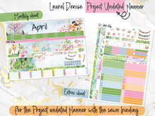 Load image into Gallery viewer, April Spring Fever -for Laurel Denise Planner stickers - Portrait, Mini, Vertical, Horizontal &amp; Project