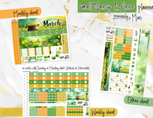 Load image into Gallery viewer, New Release March Lucky Charm -for Laurel Denise Planner stickers -Scout/Portrait, Anne/Vertical, Nancy/Horizontal, Rose/Project &amp; Mini
