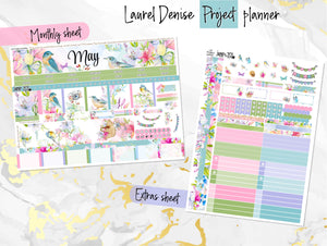 May Spring Bouquet -for Laurel Denise Planner stickers - Portrait, Mini, Vertical, Horizontal & Project