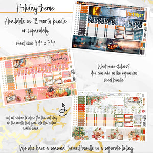 HOBONICHI WEEKS HOLIDAY Monthly Bundle 2026 - 12 monthly kits