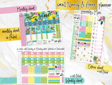 Load image into Gallery viewer, June Citrus Summer FOIL -for Laurel Denise Planner stickers -Scout/Portrait, Anne/Vertical, Nancy/Horizontal, Small/Mini