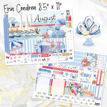 Load image into Gallery viewer, New Release August Hamptons monthly - Erin Condren Vertical Horizontal 7"x9", Happy Planner Classic, Mini &amp; Big