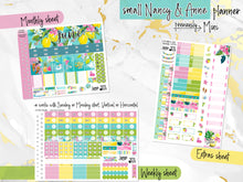 Load image into Gallery viewer, June Citrus Summer -for Laurel Denise Planner stickers -Scout/Portrait, Anne/Vertical, Nancy/Horizontal, Rose/Project &amp; Mini