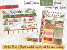 Load image into Gallery viewer, New Release December Winter Pines for Laurel Denise Planner stickers - Scout/Portrait, Anne/Vertical, Nancy/Horizontal, Rose/Project &amp; Mini